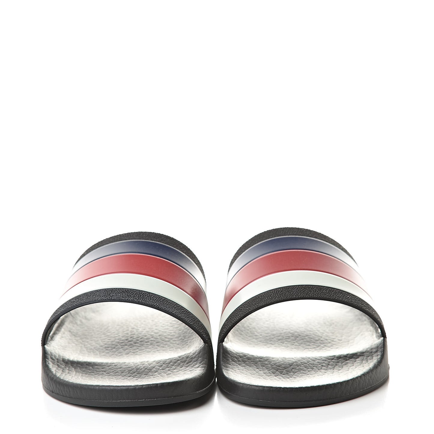 Rubber Web Mens Pool Slide Sandals 6 Black Mystic White Hibiscus Red Marine