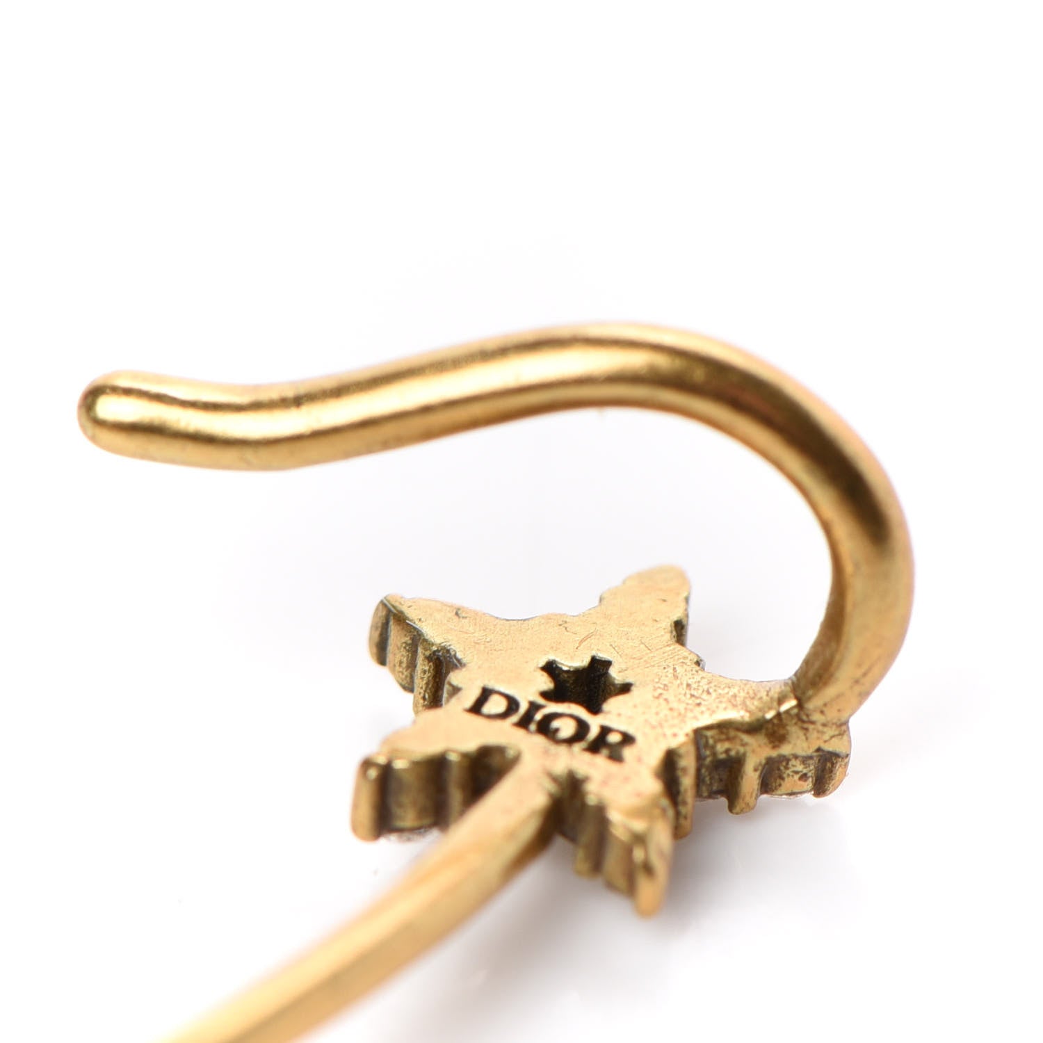 Christian Dior Pearl Crystal J'Adior Earring Gold 3 of 3