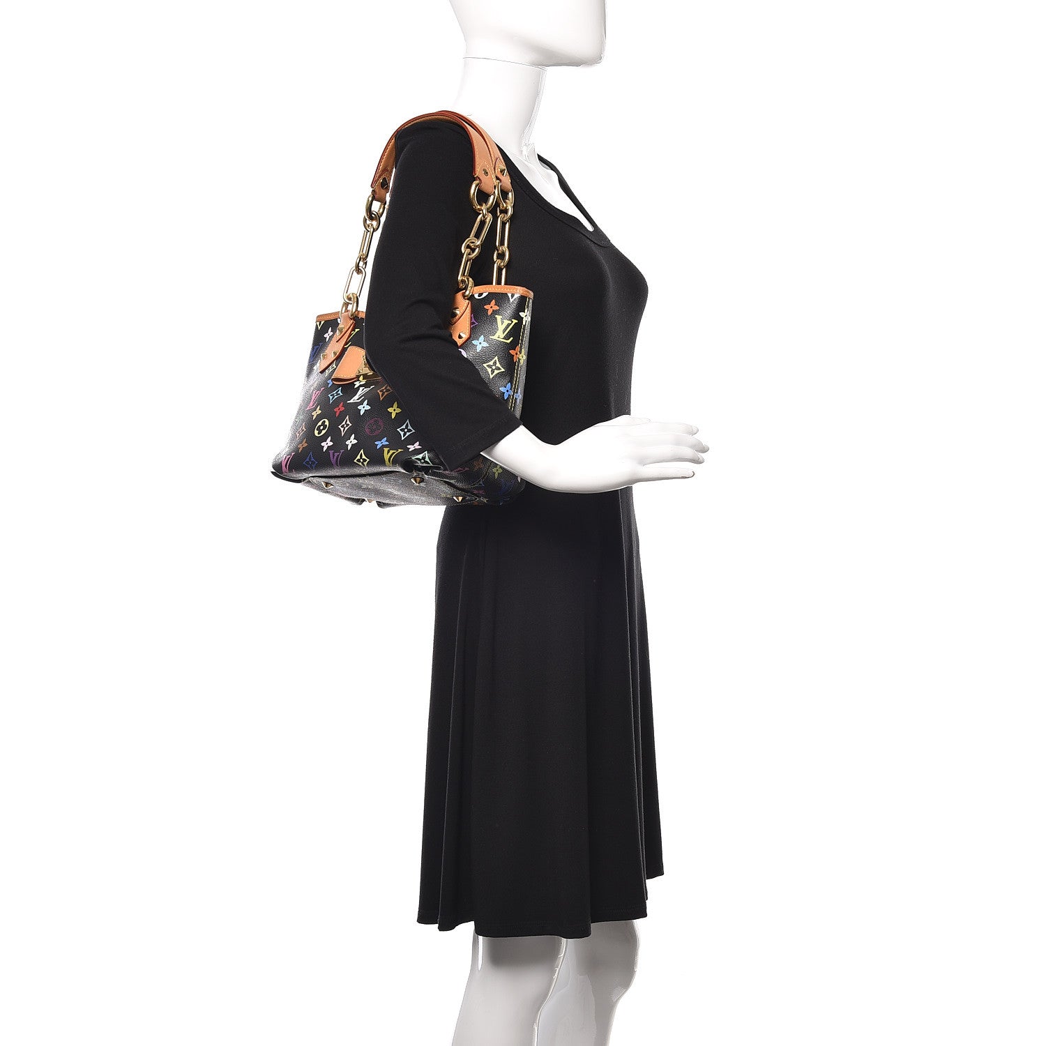 Louis Vuitton Monogram Multicolor Annie MM Black 2 of 11