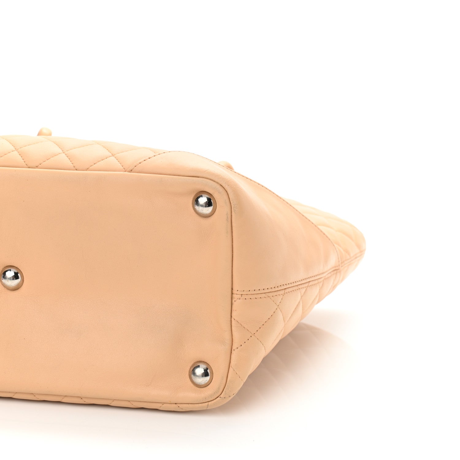 Chanel Calfskin Quilted Large Cambon Tote Beige 9 of 11
