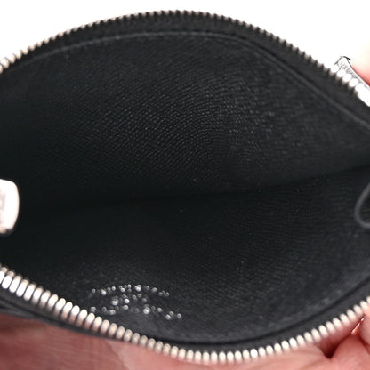 Louis Vuitton Monogram Eclipse Taiga Coin Card Holder 5 of 6