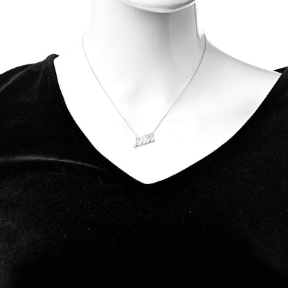 Tiffany 18K White Gold Diamond Small Paloma's Graffiti Kiss Pendant Necklace 2 of 6