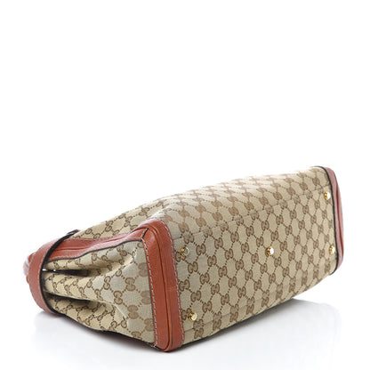 Gucci Monogram Medium GG Running Tote Orange 4 of 10