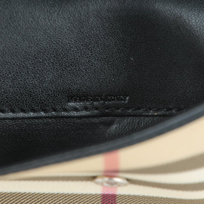 Burberry Nova Check Compact Wallet Black 7 of 8