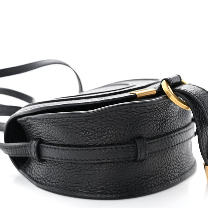 Chloe Calfskin Nano Marcie Saddle Bag Black 8 of 11