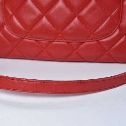 Chanel Lambskin Quilted Small Trendy CC Dual Handle Bag Red 14 of 18