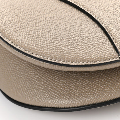 Christian Dior Grained Calfskin Saddle Bag With Strap Warm Taupe 7 of 8