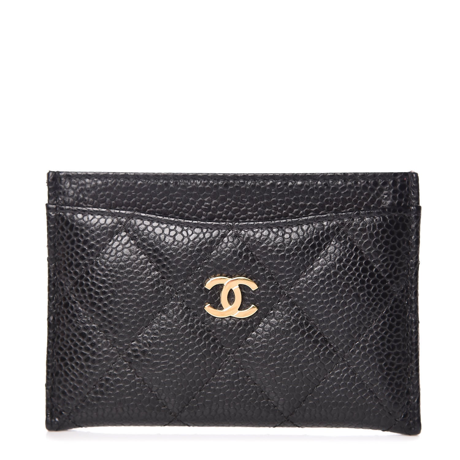 Chanel Caviar Quilted Card Holder Black 1 of 9
