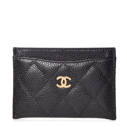Chanel Caviar Quilted Card Holder Black 1 of 9