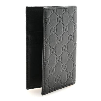 Gucci Guccissima Passport Case Black 3 of 8
