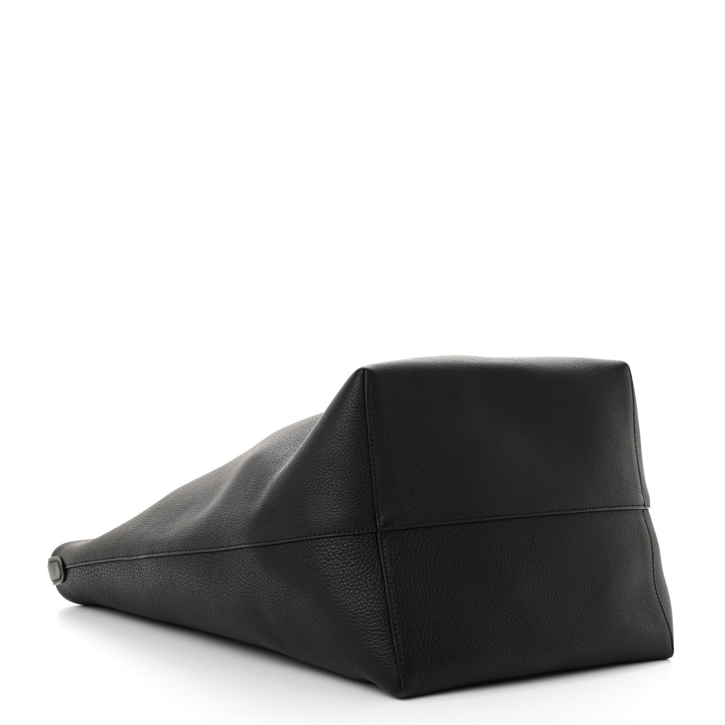 Grained Calfskin Large N/S Park Tote Black