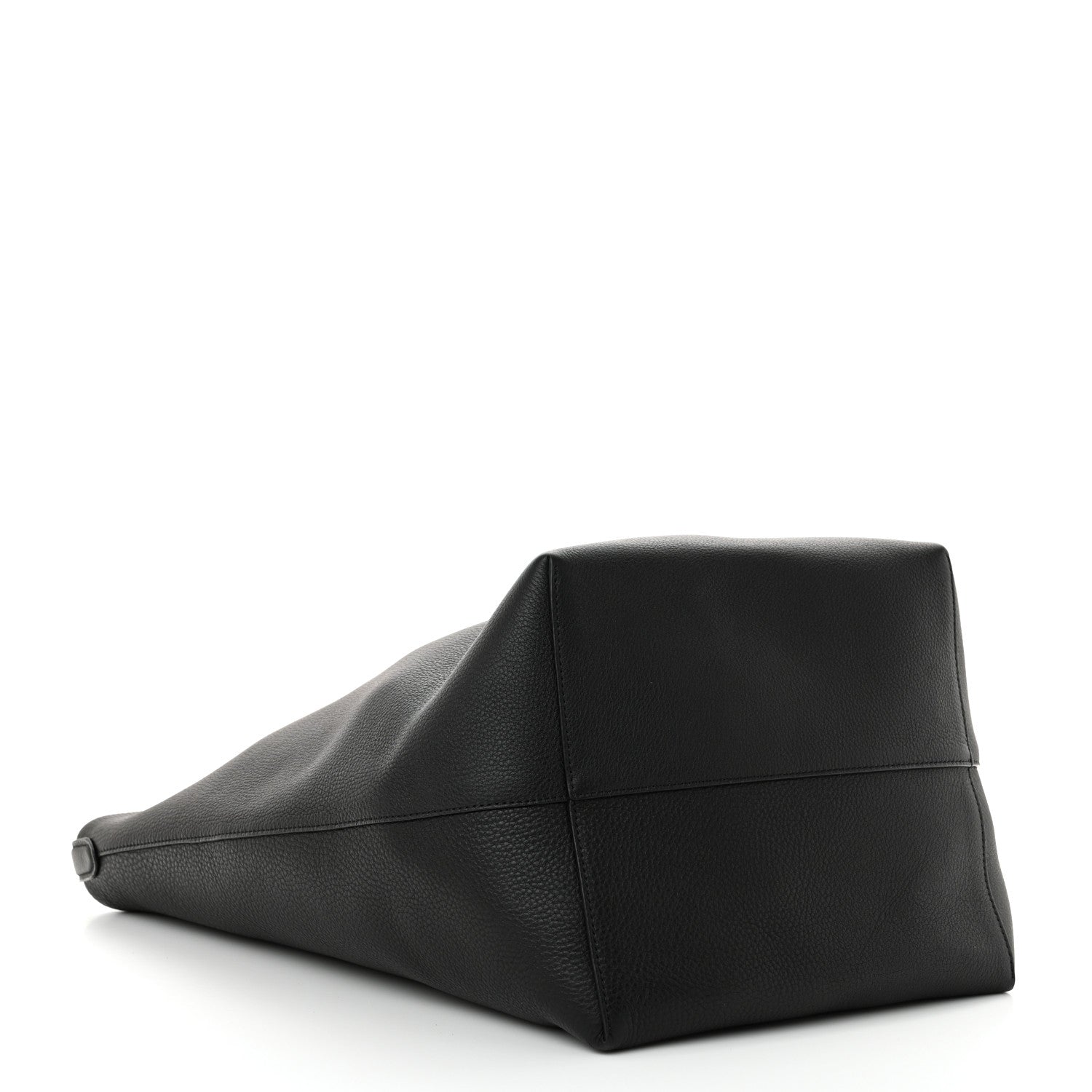 The Row Grained Calfskin Large N/S Park Tote Black 4 of 11