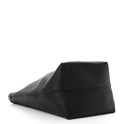 The Row Grained Calfskin Large N/S Park Tote Black 4 of 11