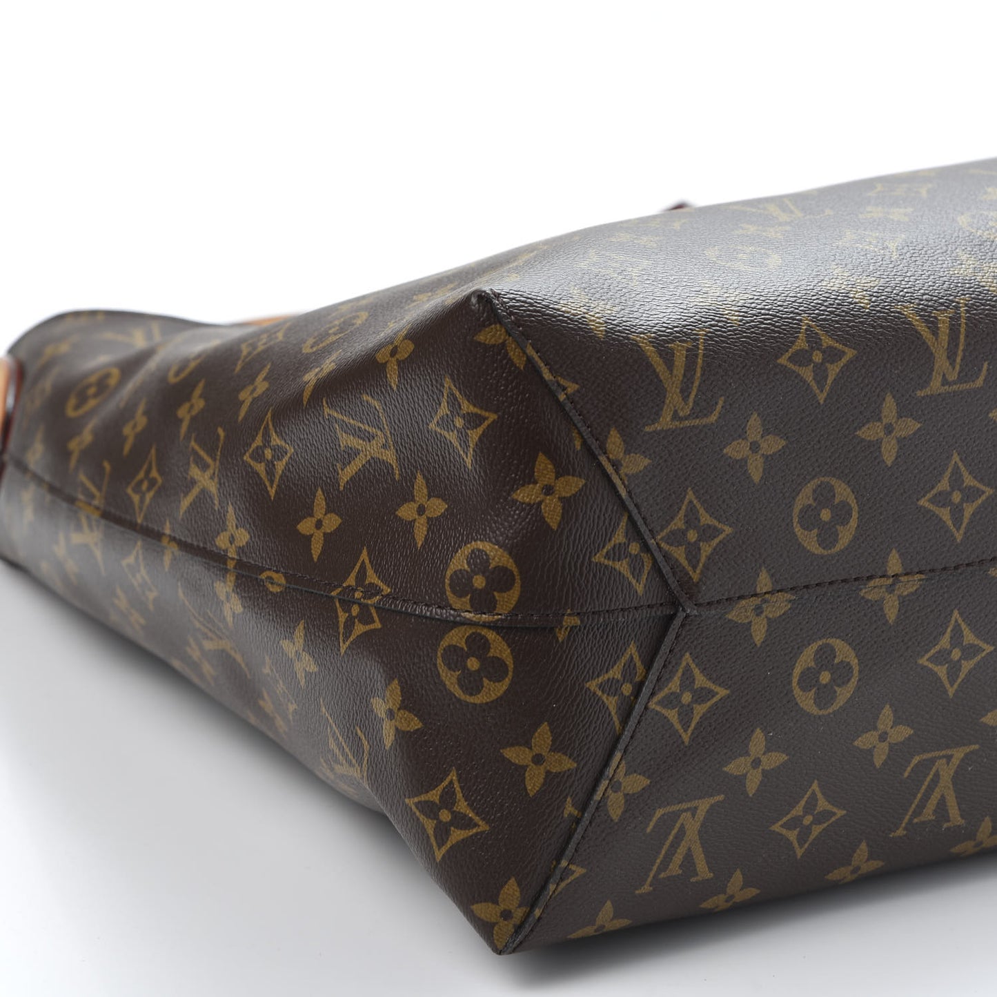 Monogram Flower Hobo Beige