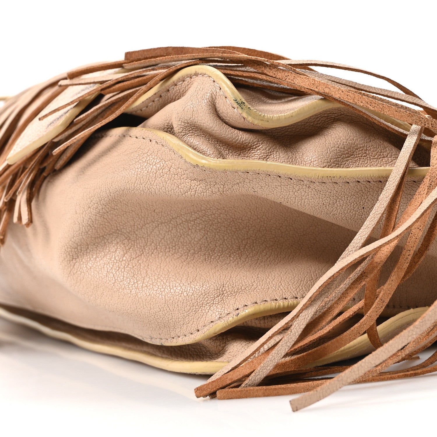 Proenza Schouler Lambskin Fringe Medium PS1 Satchel Nude 10 of 10