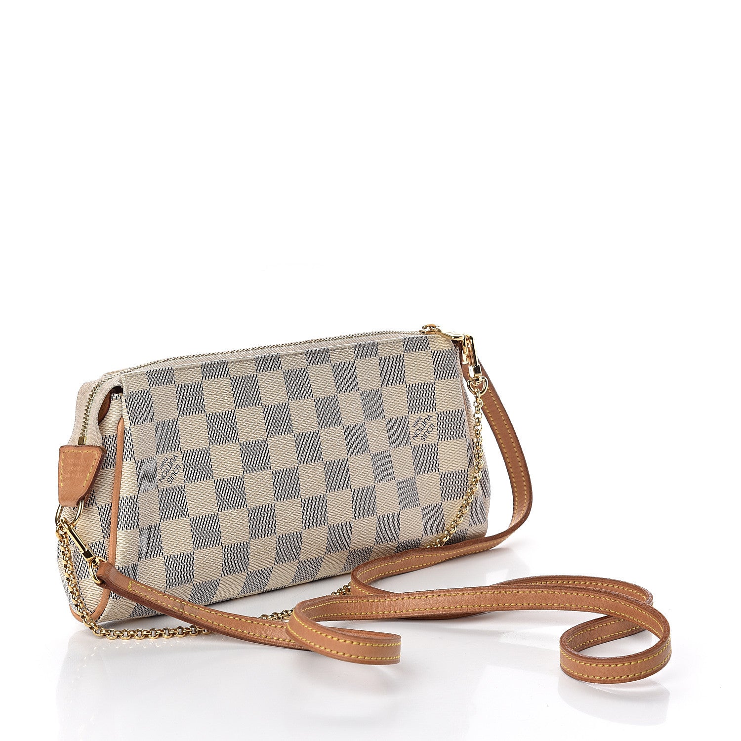 Louis Vuitton Damier Azur Eva Clutch 2 of 7
