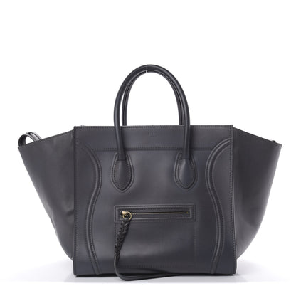 Celine Smooth Calfskin Medium Phantom Luggage Grey 1 of 15