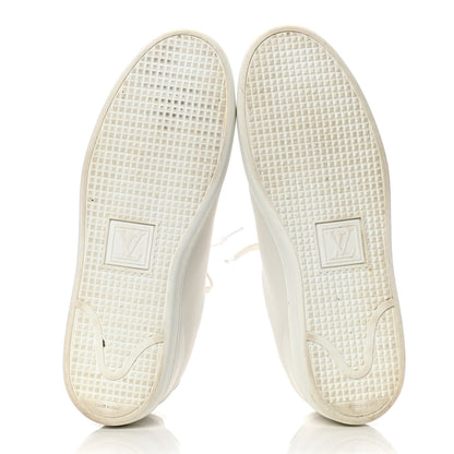Louis Vuitton Calfskin Frontrow Sneakers 39.5 White 4 of 5
