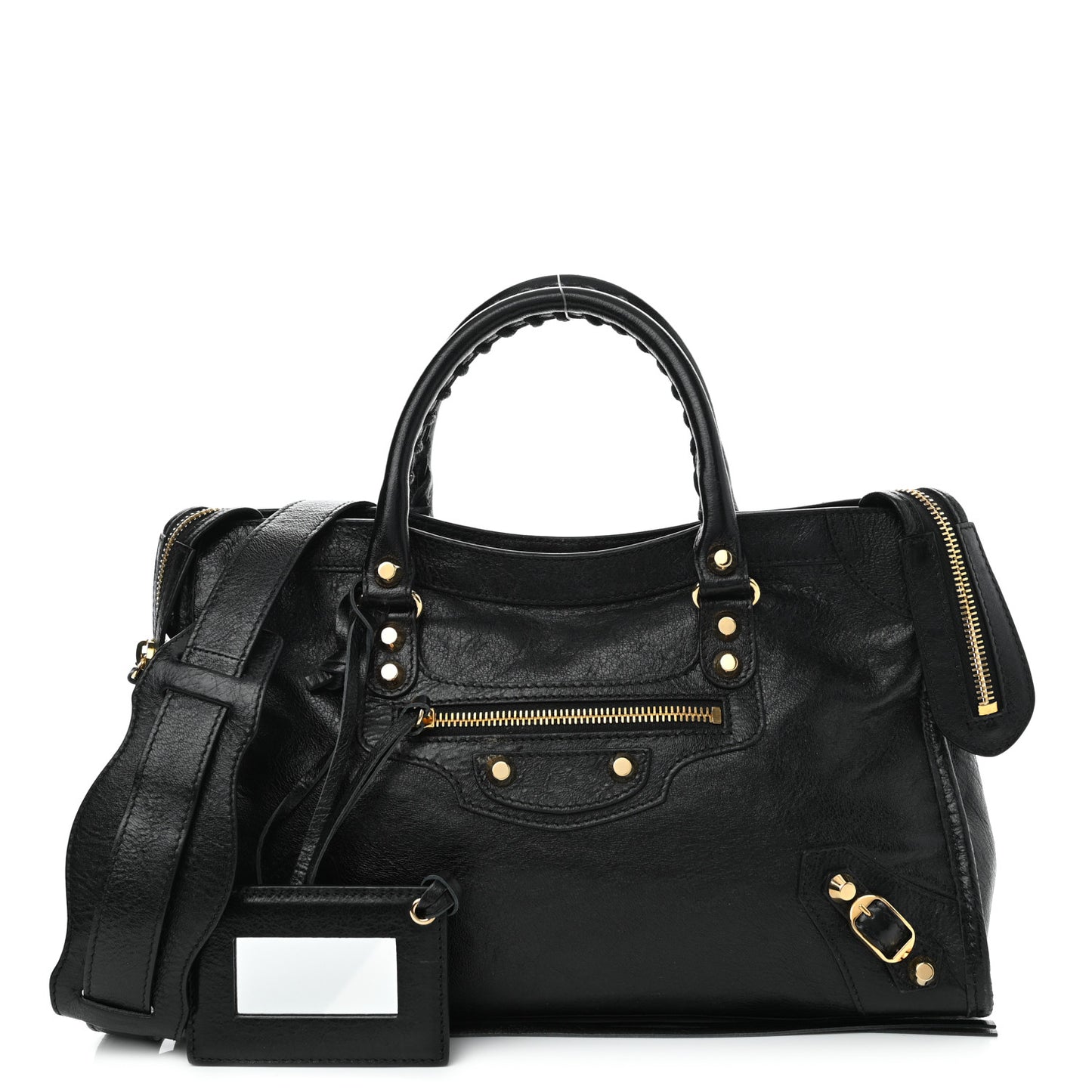 Agneau Classic Gold Hardware S City Black