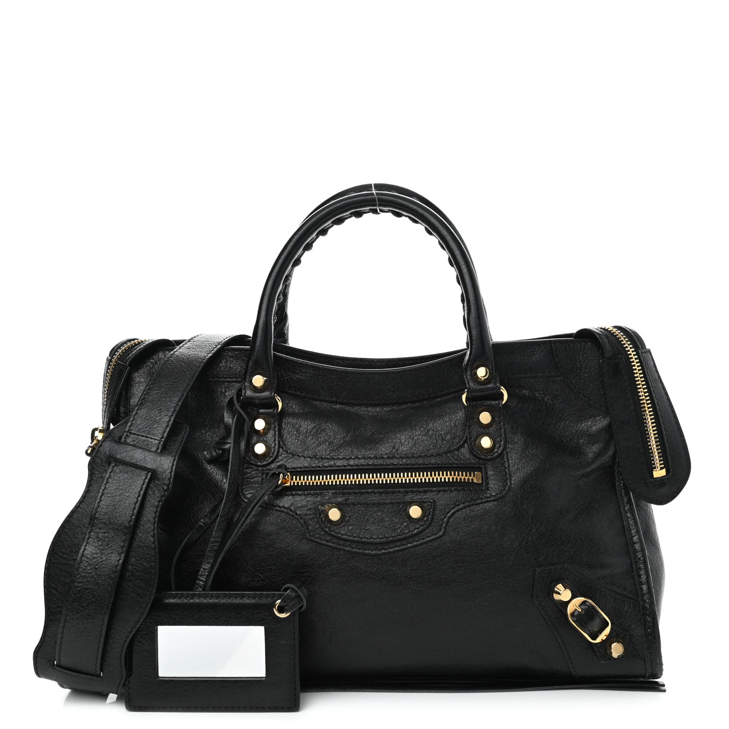 Balenciaga Agneau Classic Gold Hardware S City Black 1 of 10