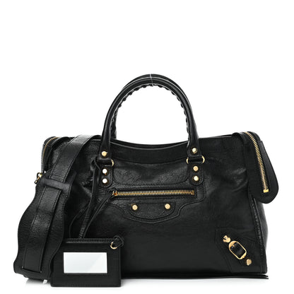 Balenciaga Agneau Classic Gold Hardware S City Black 1 of 10