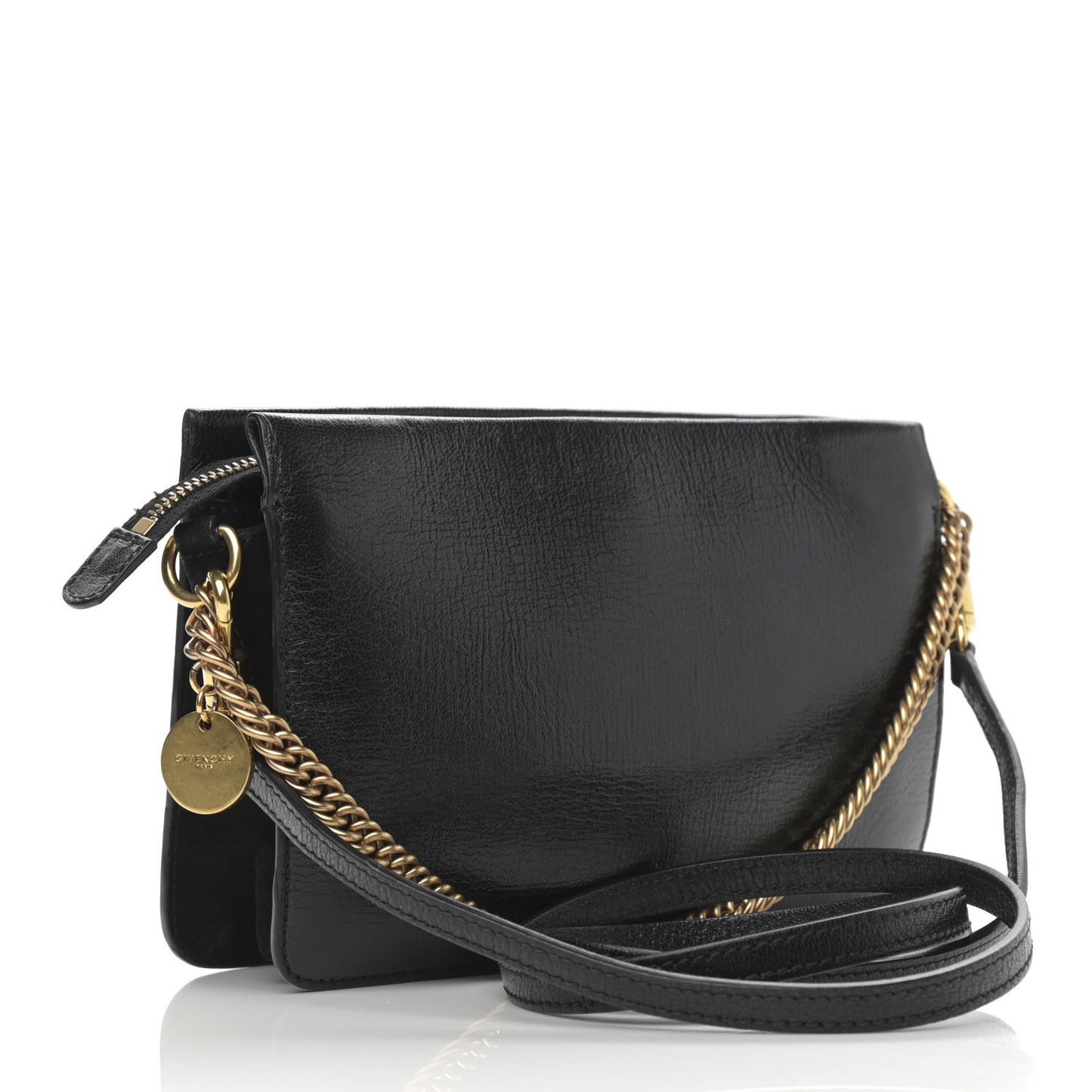 Sugar Goatskin Cross 3 Crossbody Bag Black