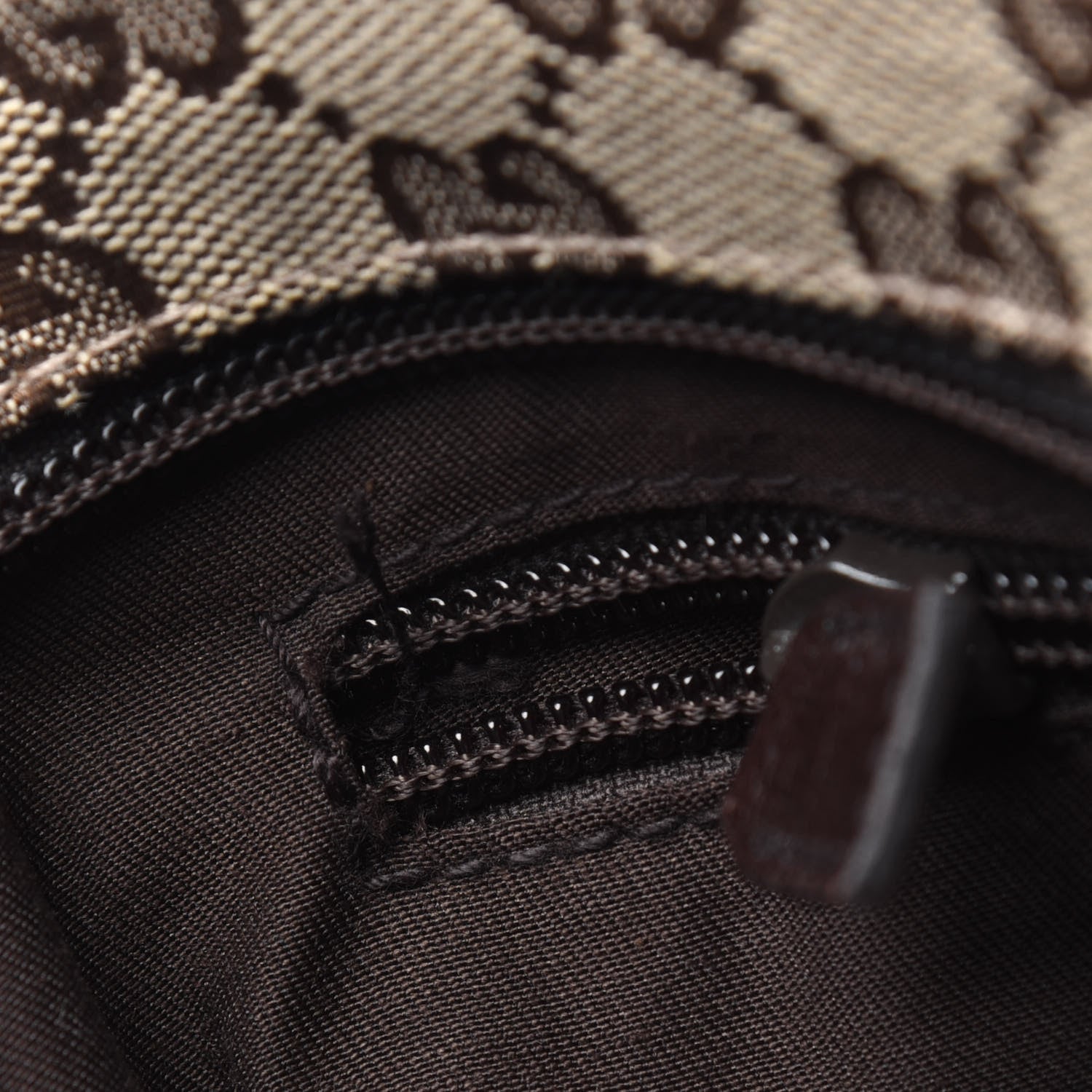Gucci Monogram Web Small Flat Messenger Crossbody Dark Brown 11 of 18