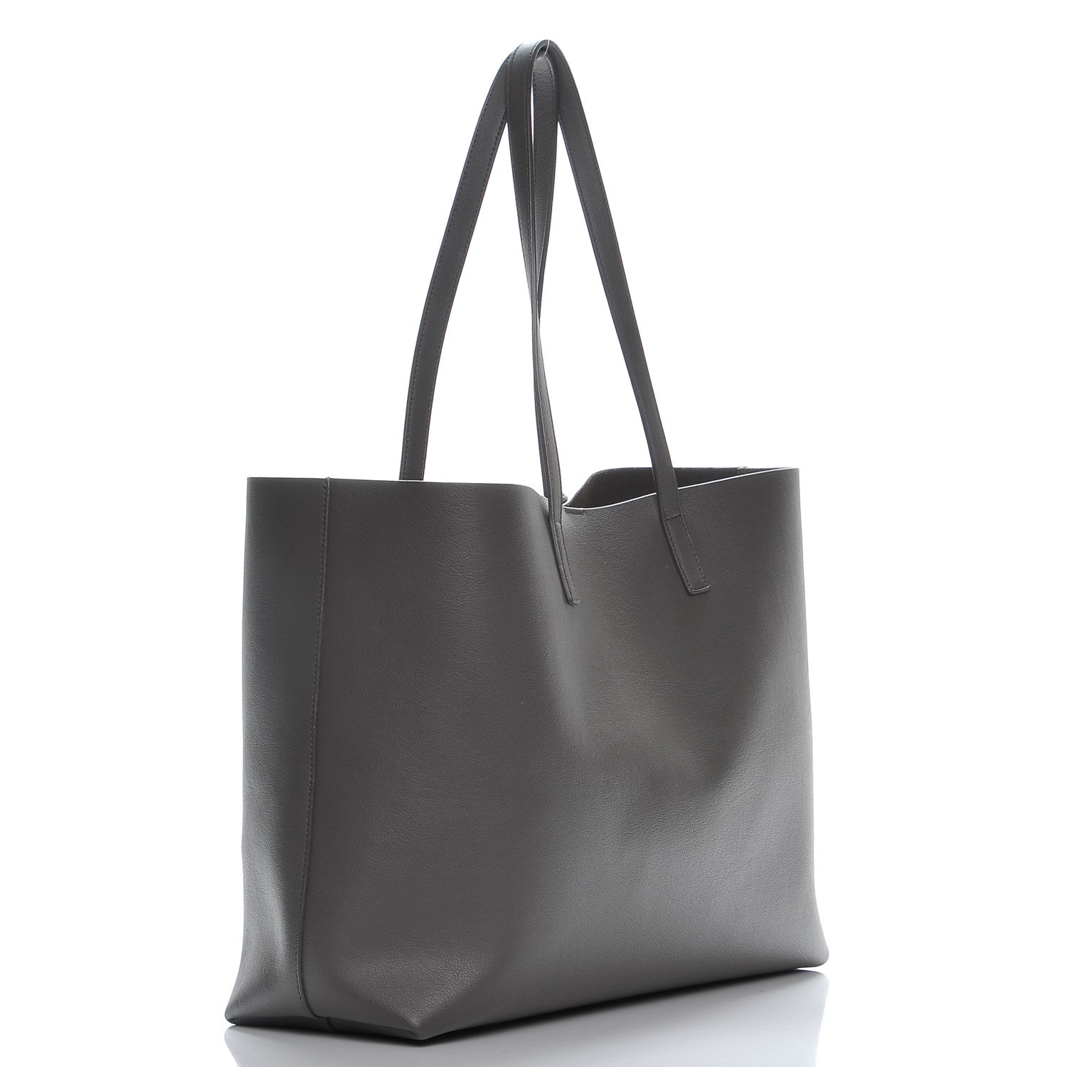 Saint Laurent Calfskin Large Shopping Tote Earth 3 of 9