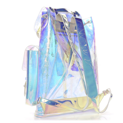Louis Vuitton PVC Monogram Christopher Backpack GM Iridescent Prism 2 of 9
