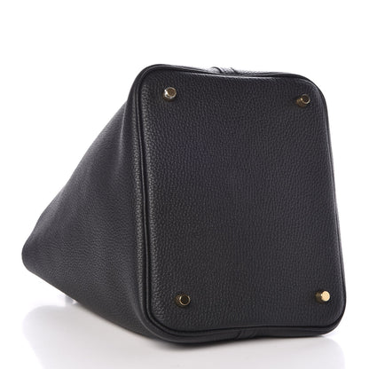 Hermes Taurillon Clemence Picotin Lock 22 MM Black 4 of 8