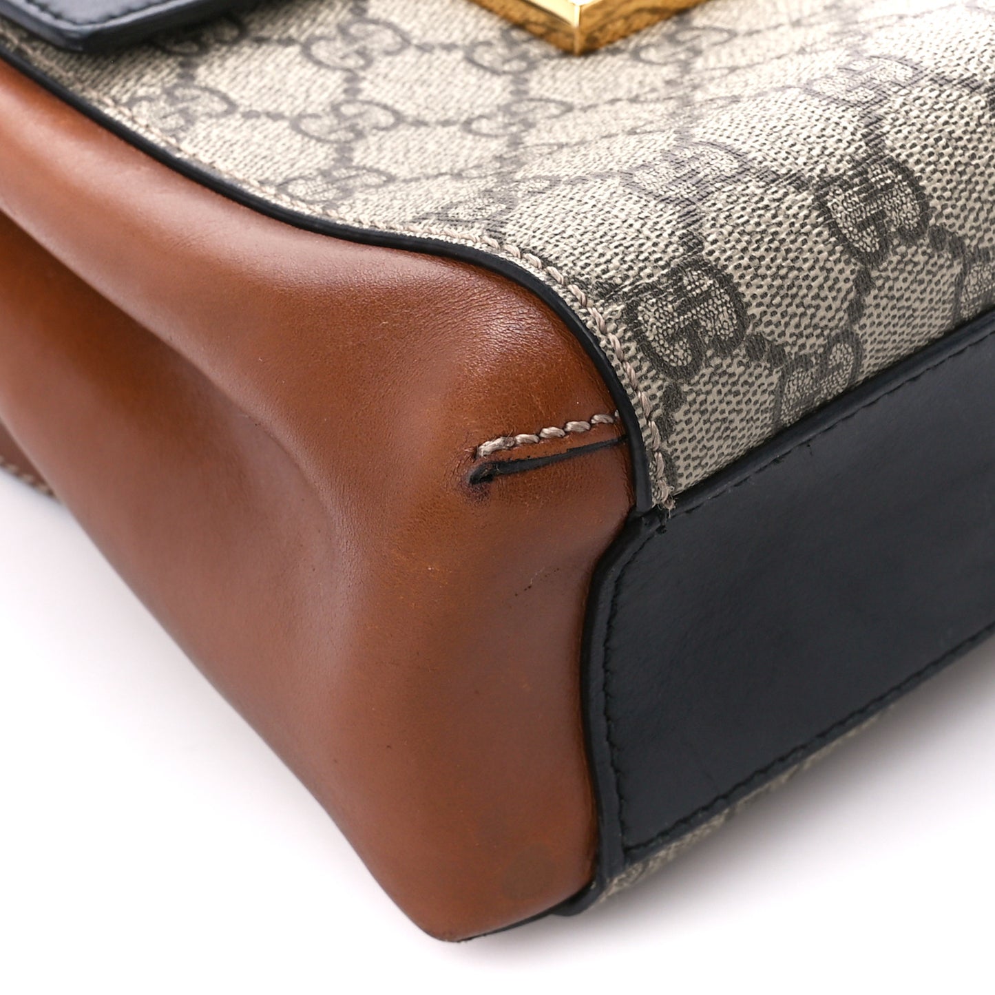 Tumbled Sheepskin Mini Pandora Bag Black