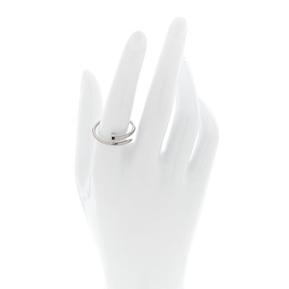 Cartier 18K White Gold Small Juste Un Clou Ring 60 9 2 of 5
