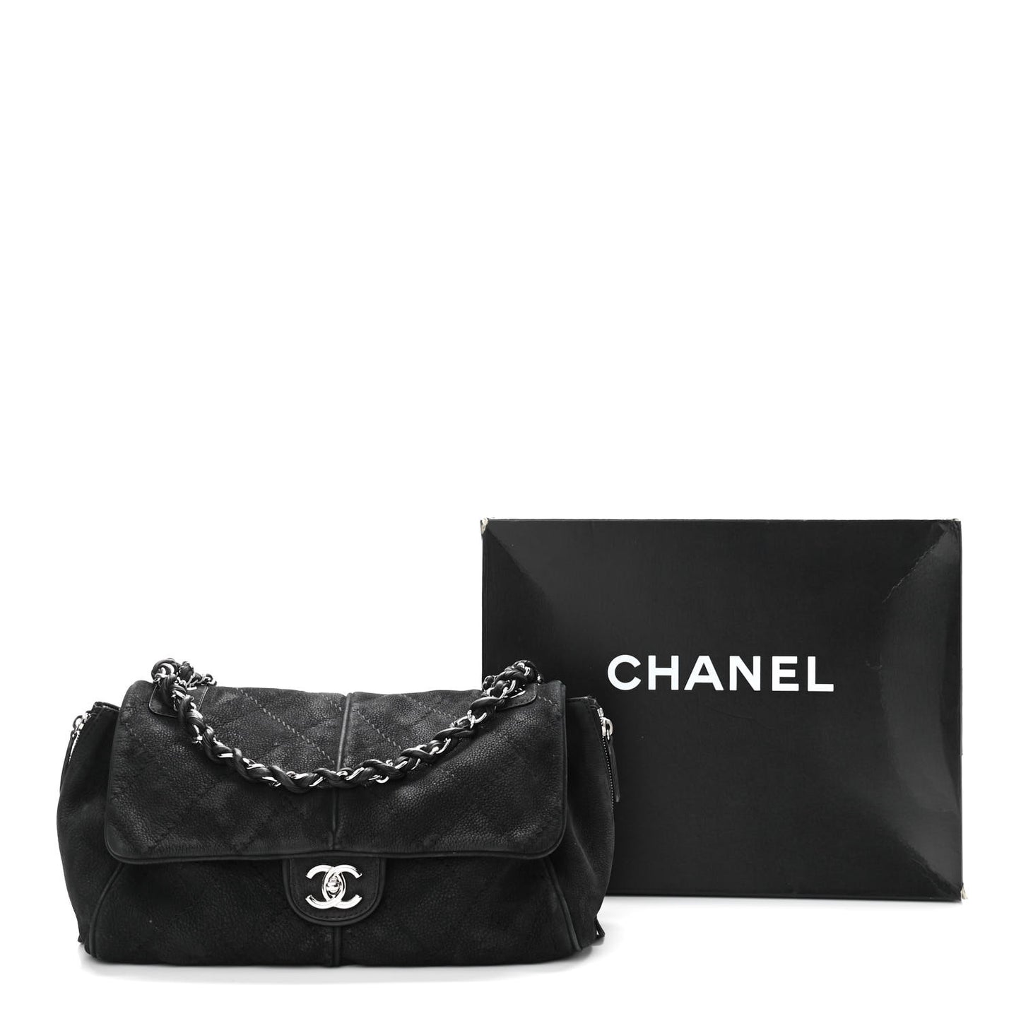 Suede Ultimate Stitch Flap Black
