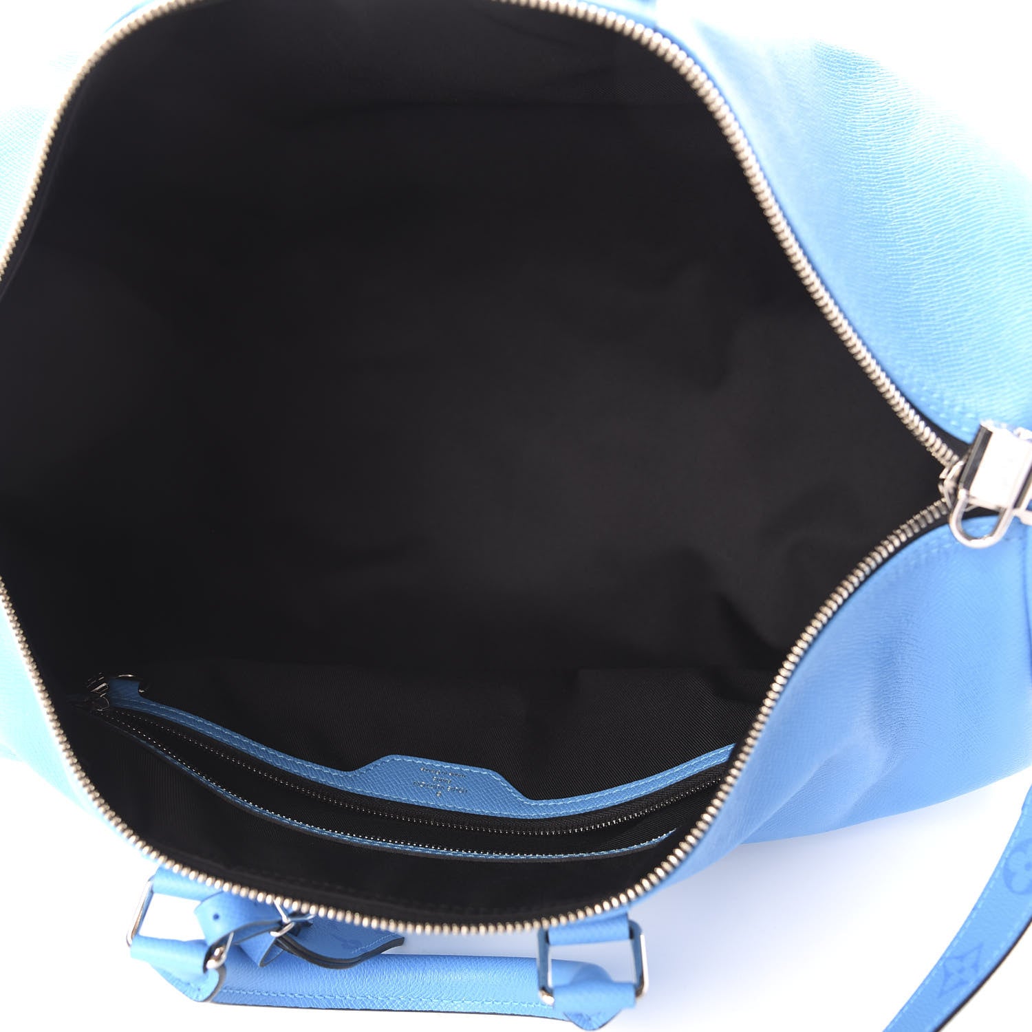 Louis Vuitton Taigarama Keepall Bandouliere 50 Blue Lagoon 4 of 8