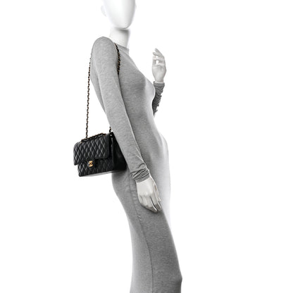 Chanel Caviar Quilted Medium Double Flap Black 2 of 11