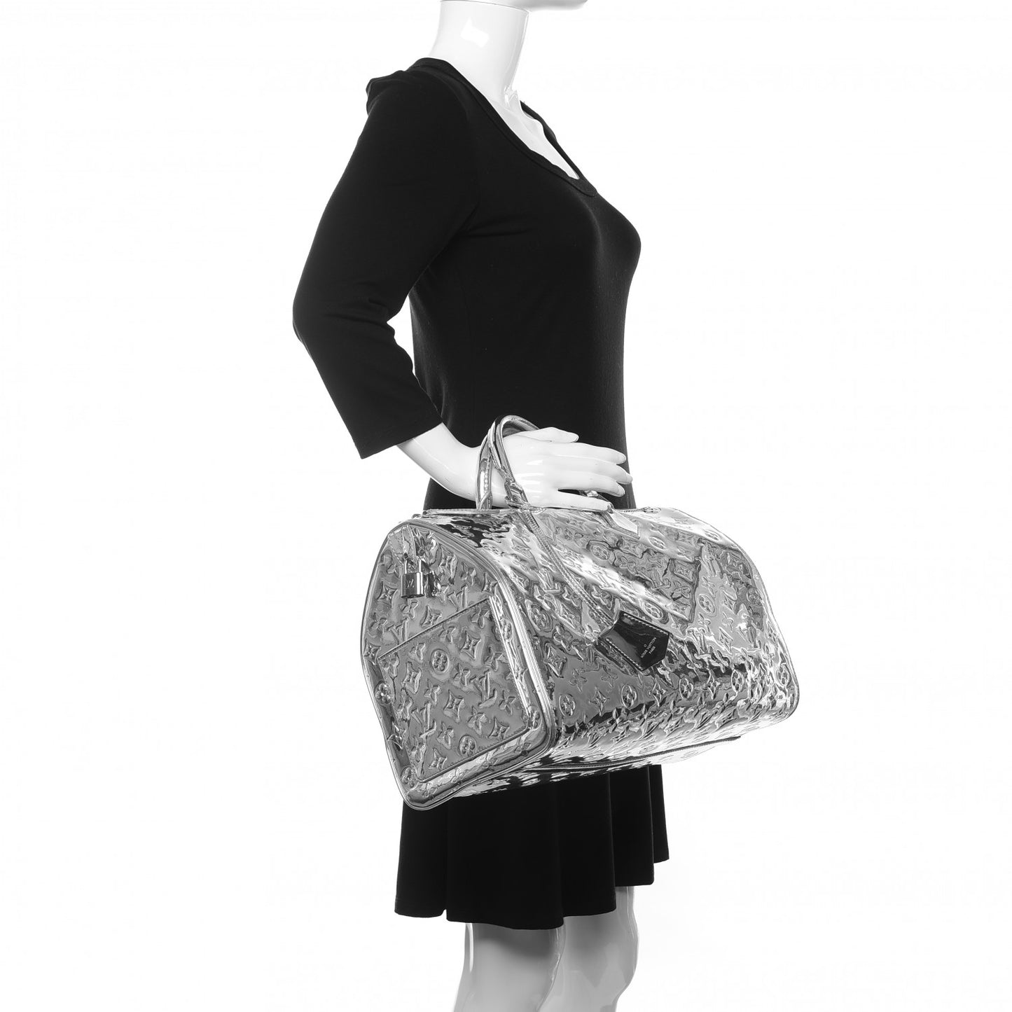 Monogram Miroir Speedy 35 Silver
