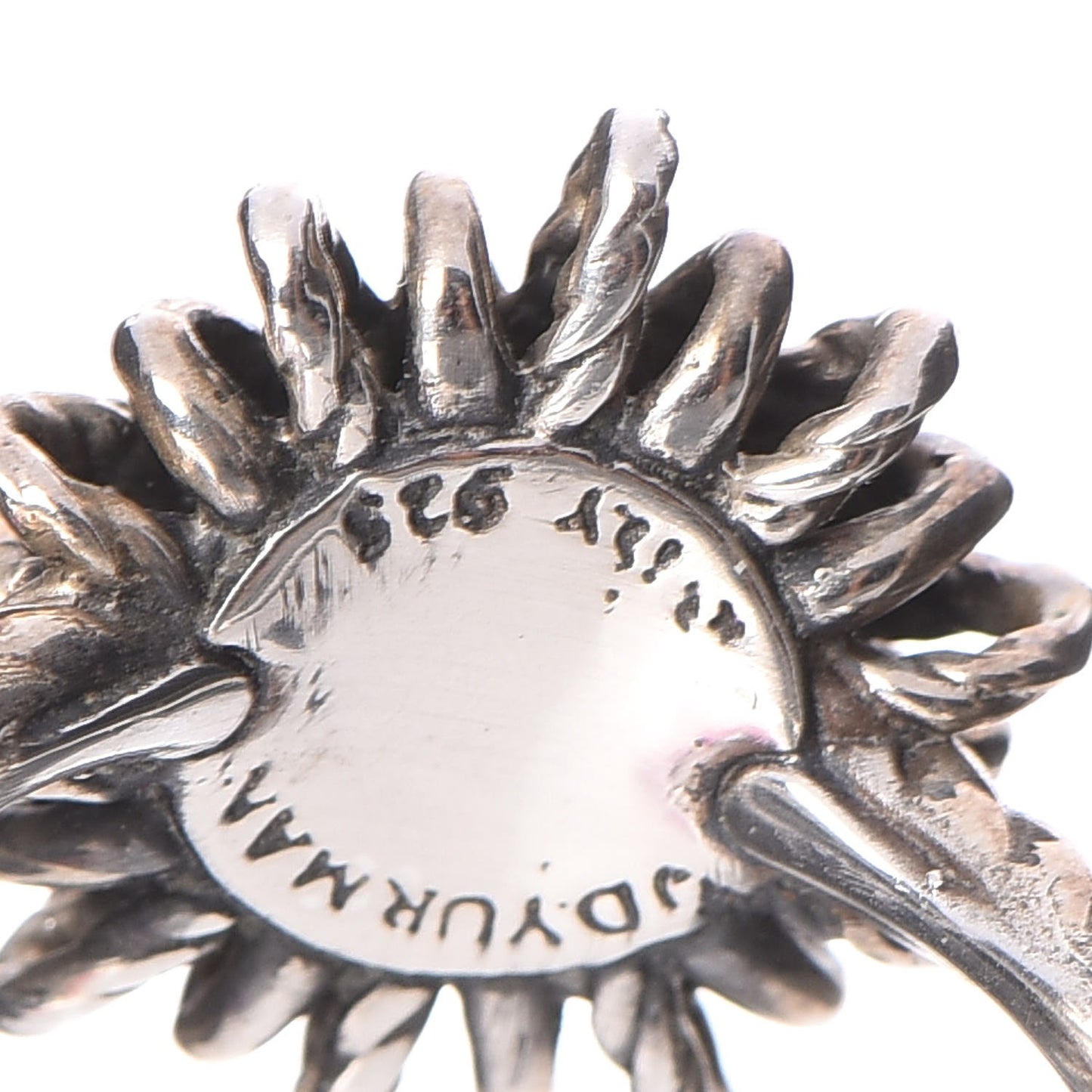 Sterling Silver Garnet Starburst Ring 53.1 6.5
