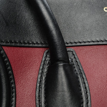 Celine Smooth Calfskin Suede Mini Tri-Color Luggage Rust 11 of 12