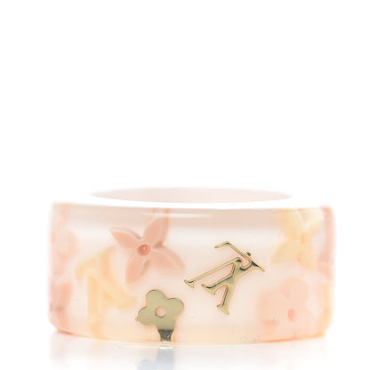 Louis Vuitton Swarovski Crystal Resin Inclusion Ring L Beige 3 of 5