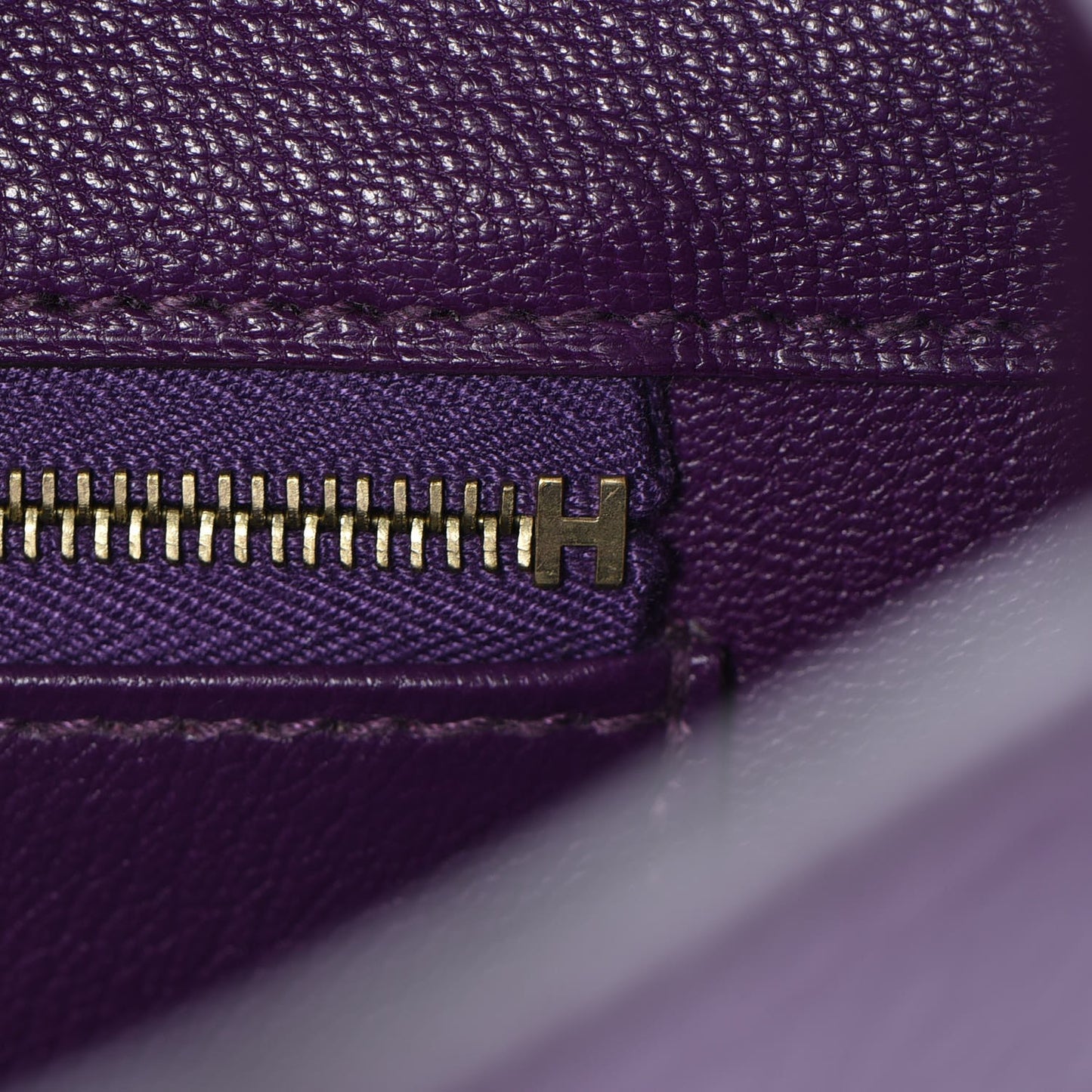 Taurillon Clemence Birkin 35 Ultraviolet