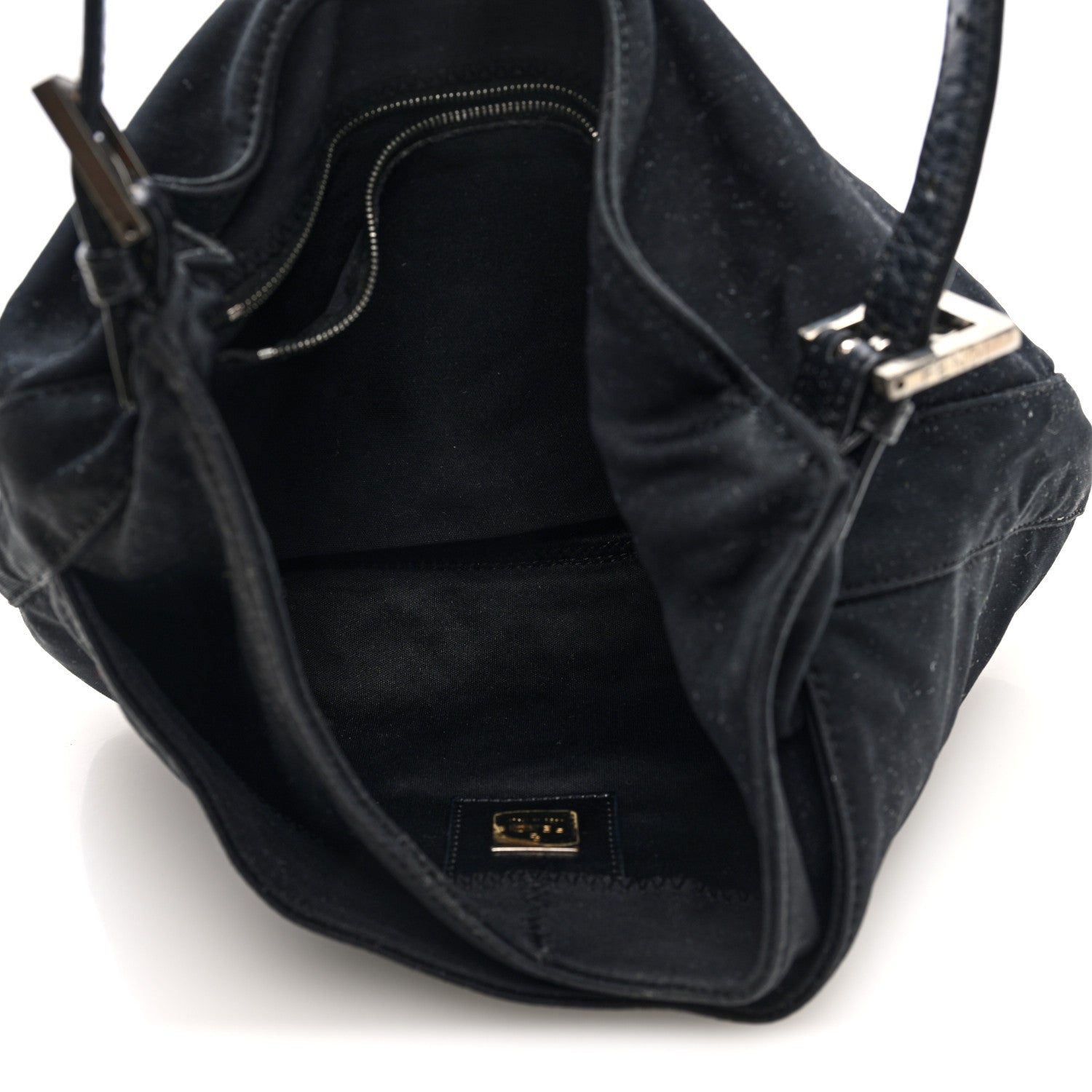 Fendi Neoprene Shoulder Bag Black 9 of 18