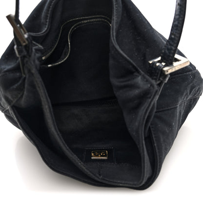 Fendi Neoprene Shoulder Bag Black 9 of 18