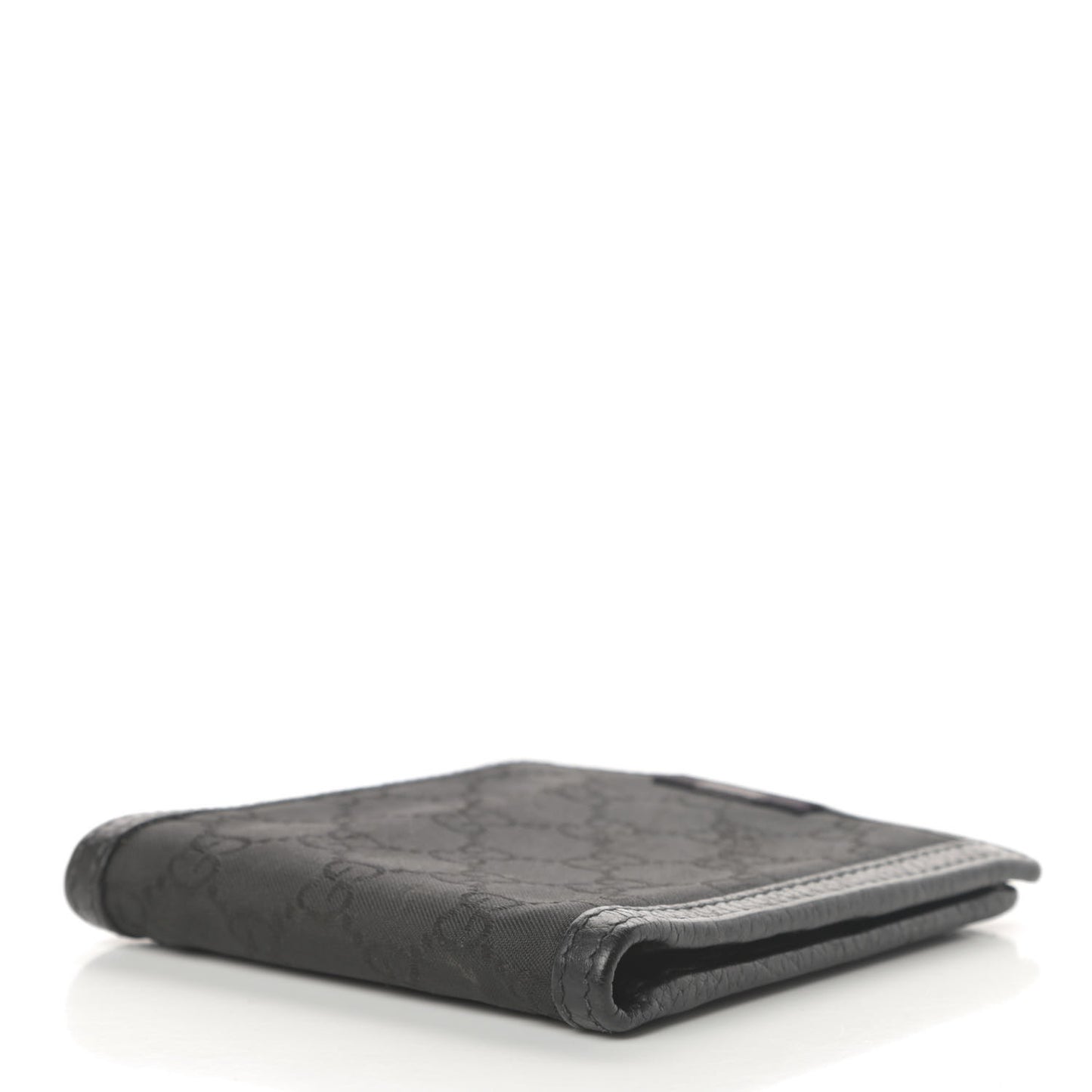 Nylon Monogram Bi-Fold Wallet Black