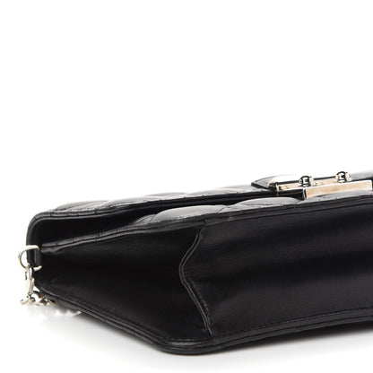 Christian Dior Lambskin Cannage Miss Dior Promenade Pouch Black 8 of 9