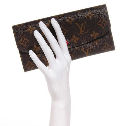 Louis Vuitton Monogram Emilie Wallet Red 2 of 8
