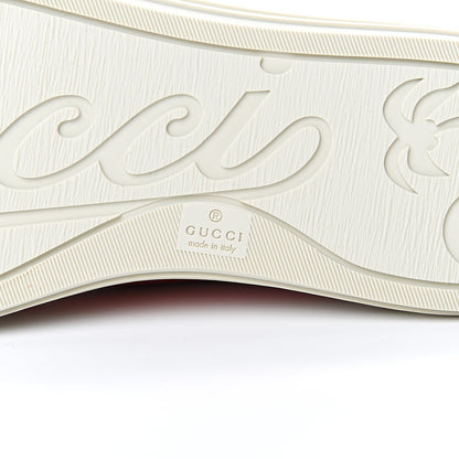 Gucci Calfskin Womens Interlocking G Sneakers 40 Red 7 of 12