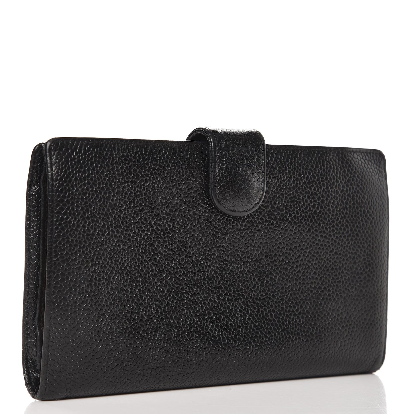 Caviar Timeless CC French Wallet Black