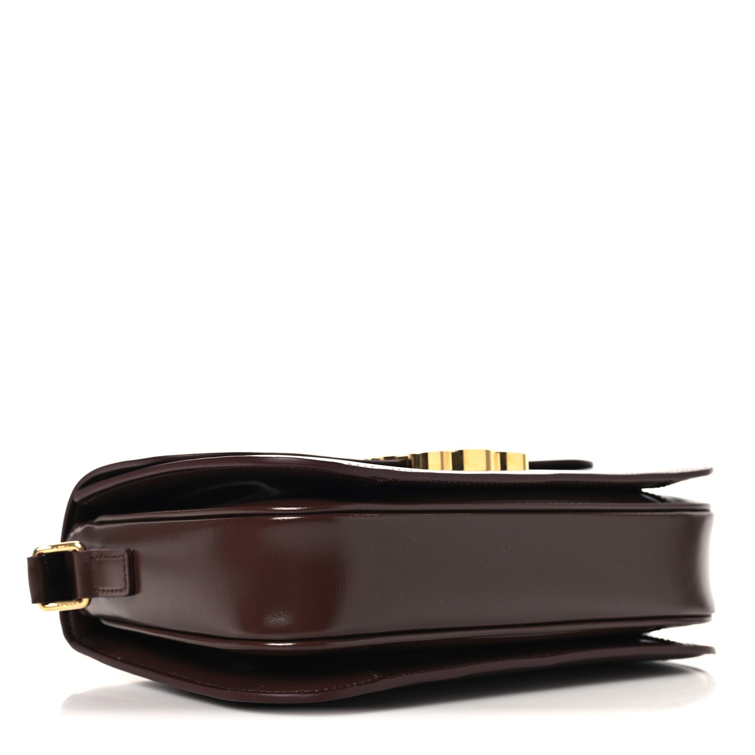 Celine Shiny Calfskin Medium Triomphe Chestnut 1866437 – FASHIONPHILE