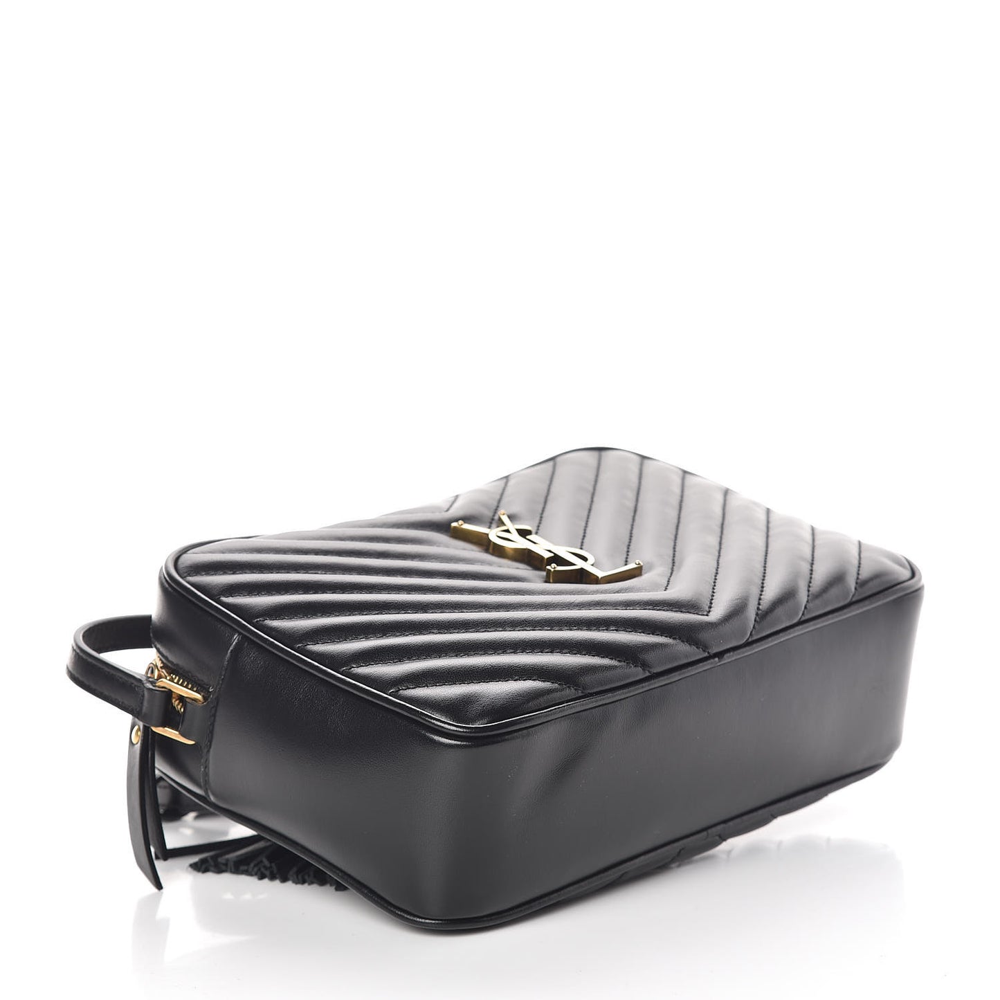 Calfskin Matelasse Monogram Lou Camera Bag Black