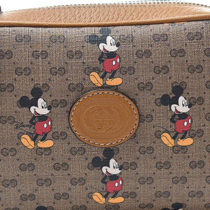 Gucci X DISNEY Mini Vintage GG Supreme Monogram Mickey Mouse Shoulder Bag Beige Vintage Sun Oil 8 of 14